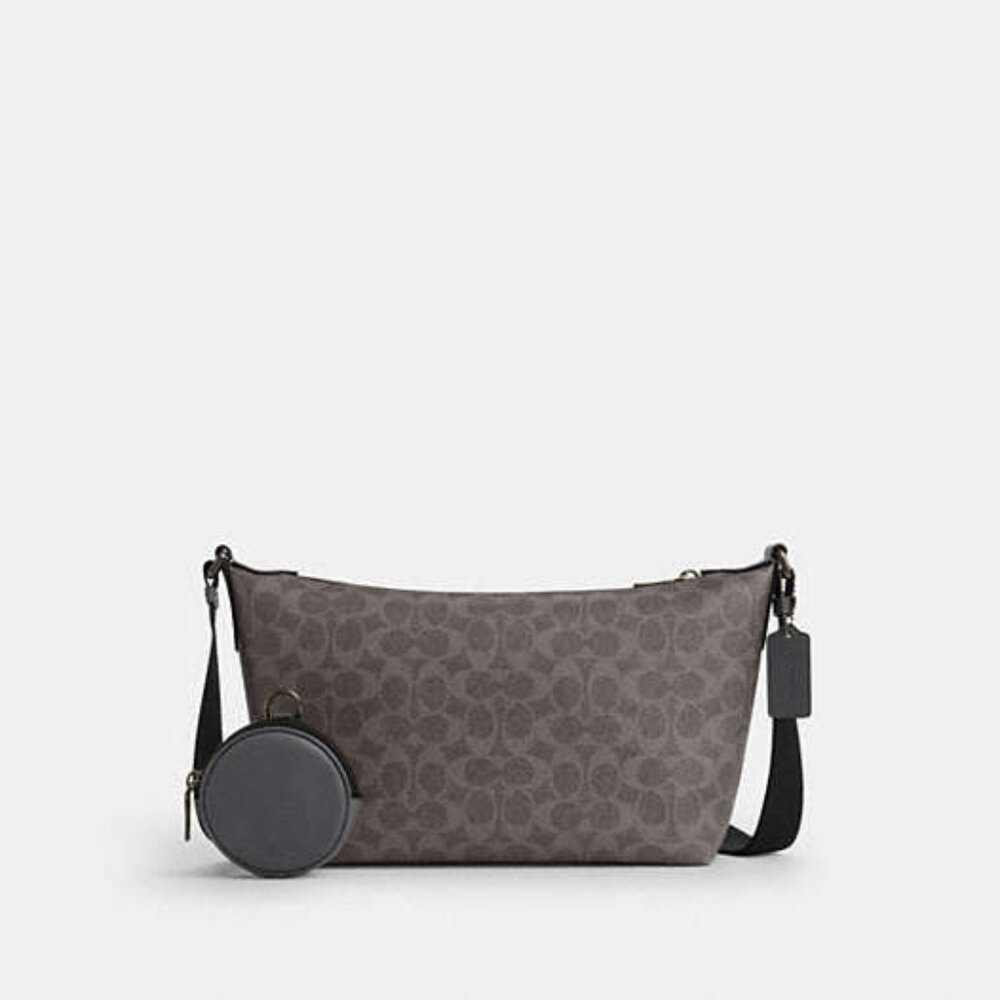 Small Finn Crossbody Bag With Pouch In Signature Canvas